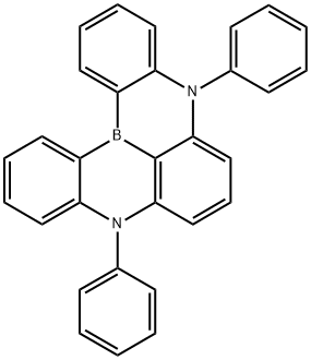 5H,9H-[1,4]Benzazaborino[2,3,4-kl]phenazaborine, 5,9-diphenyl- Struktur