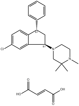 Zicronapine Fumarate Struktur