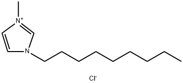 1H-Imidazolium, 1-methyl-3-nonyl-, chloride (1:1) Struktur