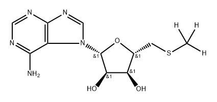 5''-(Methyl-d3-thio)adenosine Struktur