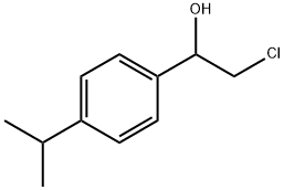 Benzenemethanol, α-(chloromethyl)-4-(1-methylethyl)- Struktur