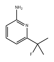 6-(2-Fluoropropan-2-yl)pyridin-2-amine Struktur