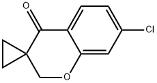 7-Chlorospiro[chroman-3,1'-cyclopropan]-4-one Struktur