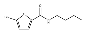 N-butyl-5-chlorothiophene-2-carboxamide Struktur