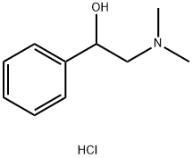 2-(N,N-Dimethylamino)-1-phenylethanol Hydrochloride Struktur