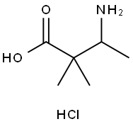 3-AMINO-2,2-DIMETHYLBUTANOIC ACID HYDROCHLORIDE Struktur