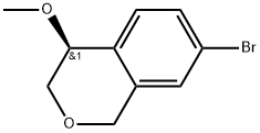 (S)-7-bromo-4-methoxyisochromane Struktur