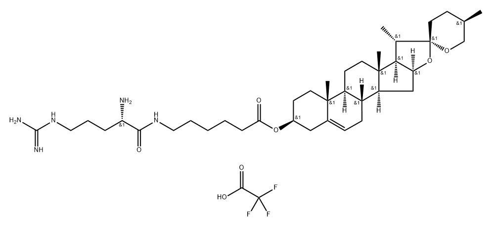 Dios-Arg (trifluoroacetate salt) Struktur