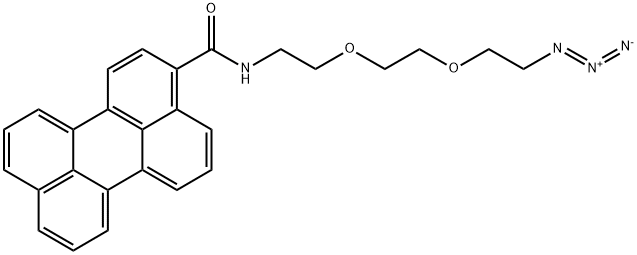 3-Perylenecarboxamide, N-[2-[2-(2-azidoethoxy)ethoxy]ethyl]- Structure