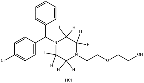 Hydroxyzine-d8 (hydrochloride) Struktur