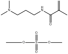 POLYMETHACRYLAMIDOPROPYLTRIMONIUM METHOSULFATE Struktur