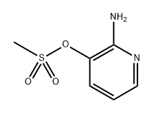 3-Pyridinol, 2-amino-, 3-methanesulfonate Struktur