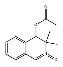 (3,3-dimethyl-2-oxido-4H-isoquinolin-4-yl) acetate Struktur