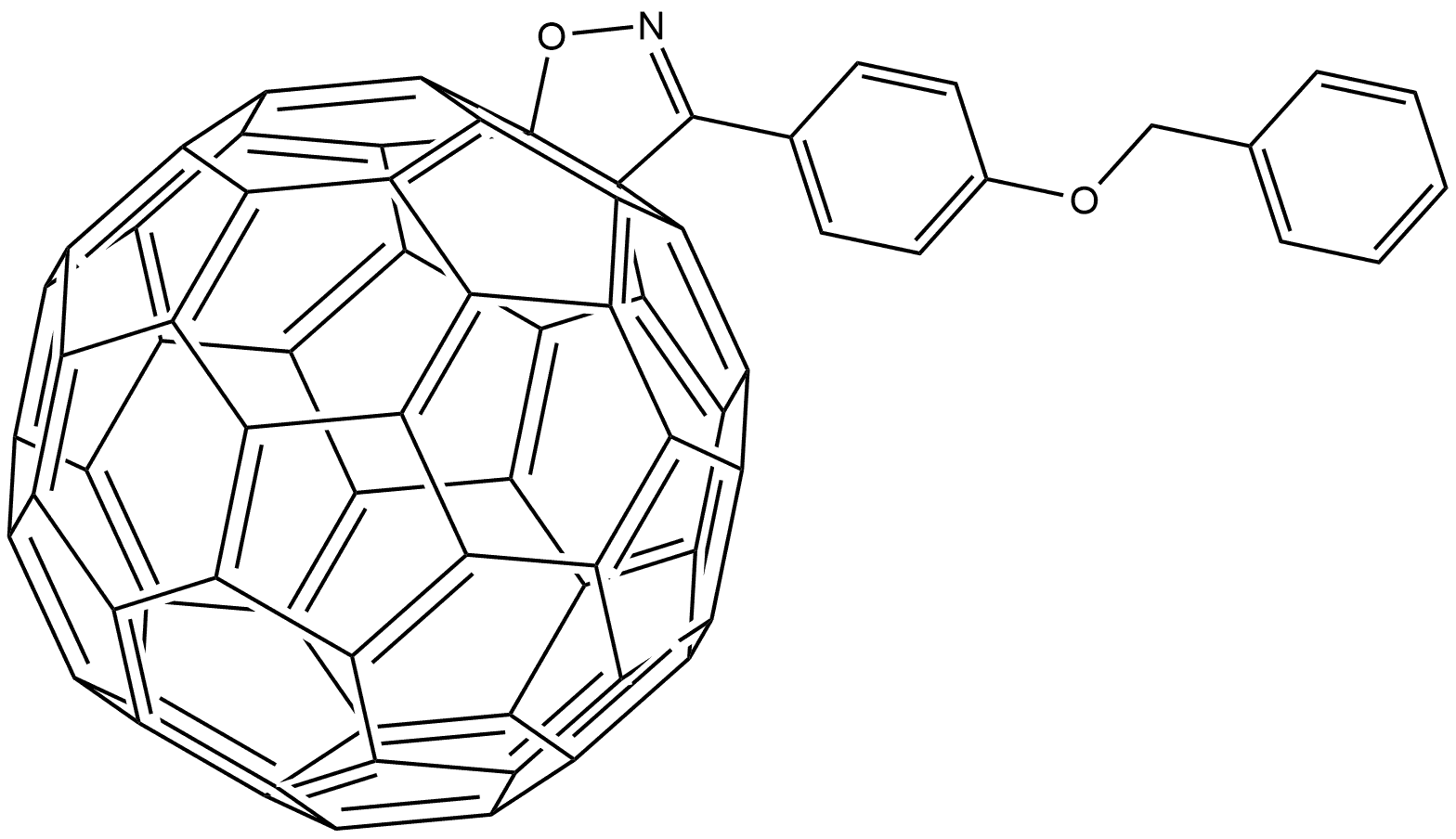 [5,6]Fullereno-C60-Ih-[1,9-d]isoxazole, 3'-[4-(phenylmethoxy)phenyl]-