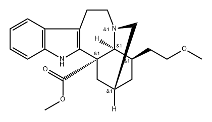 (±)-18-Methoxycoronaridine Struktur