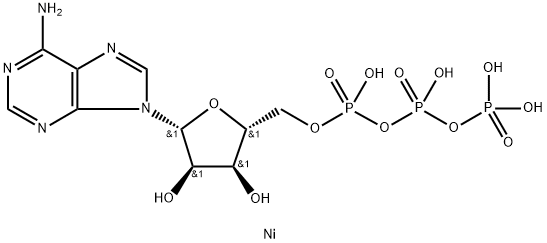 Adenosine 5'-(tetrahydrogen triphosphate), nickel(2+) salt (1:1) (8CI,9CI) Struktur