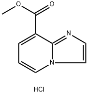 Imidazo[1,2-a]pyridine-8-carboxylic acid methyl ester hydrochloride Struktur