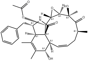 Epoxycytochalasin C, 19,20- Struktur