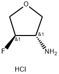 4-Fluorotetrahydrofuran-3-Amine Hydrochloride(WXC04480) Struktur