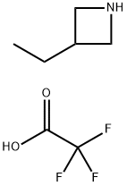 3-ethylazetidine, trifluoroacetic acid Struktur