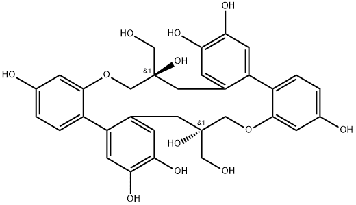 Caesappanin C Struktur