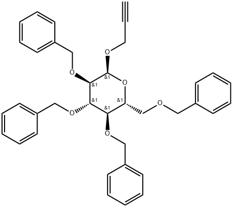 α-D-Glucopyranoside, 2-propyn-1-yl 2,3,4,6-tetrakis-O-(phenylmethyl)-