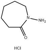 1-Aminoazepan-2-one hydrochloride Struktur