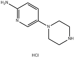 5-(Piperazin-1-yl)pyridin-2-amine hydrochloride Struktur