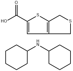 Dicyclohexylamine 4,6-dihydrothieno[3,4-b]thiophene-2-carboxylate Struktur