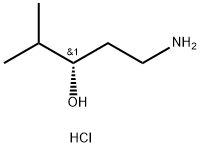 (S)-1-Amino-4-methylpentan-3-ol hydrochloride Struktur