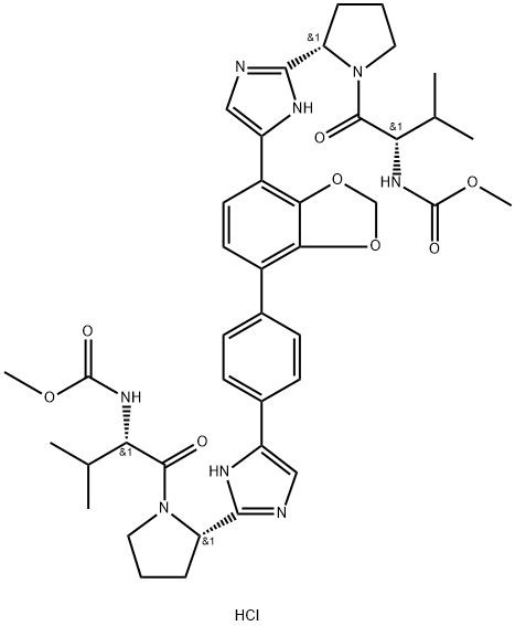 Coblopasvir hydrochloride Struktur