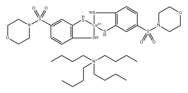 1-ButanaMiniuM, N,N,N-tributyl-,bis[4-[[3,4-di(Mercapto- Struktur