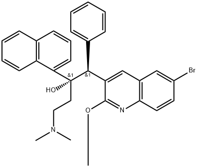 Bedaquiline (1S,2S) Isomer Impurity 3 Struktur