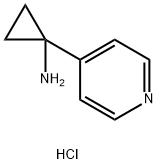 1-(Pyridin-4-yl)cyclopropanamine hydrochloride Struktur