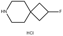 2-Fluoro-7-azaspiro[3.5]nonane hydrochloride Struktur