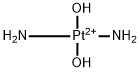 Platinum(2+), diamminediaqua-, ion, cis- Struktur