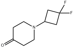 1-(3,3-Difluorocyclobutyl)piperidin-4-one Struktur