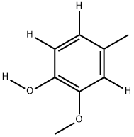 2-Methoxy-4-Methylphenol--d3,OD Struktur