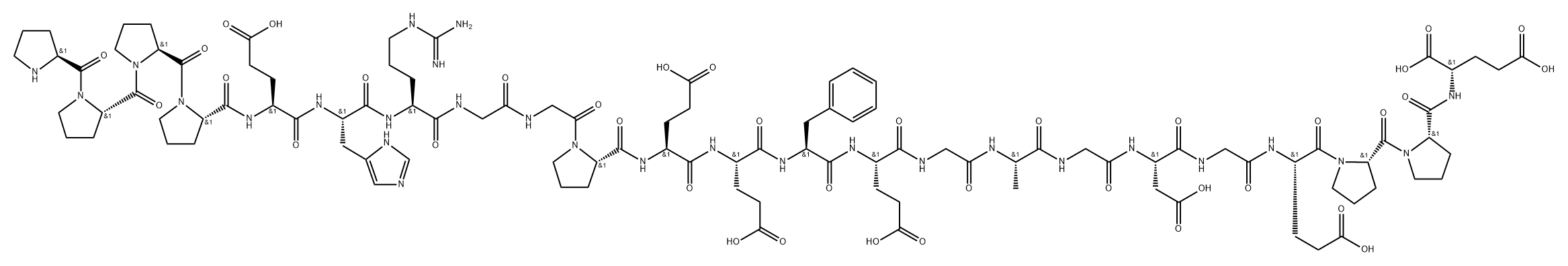 HHV-2 Envelope Glycoprotein G (552-574) Struktur