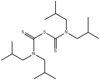 Thiodicarbonic diamide ([(H2N)C(S)]2S), N,N,N',N'-tetrakis(2-methylpropyl)- Struktur