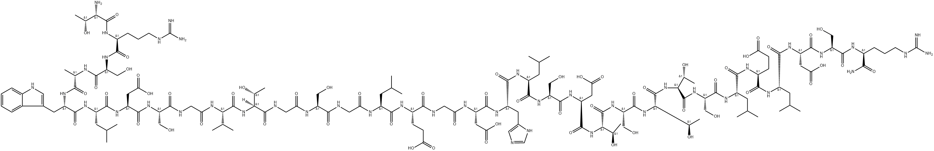 Osteostatin amide (human) Struktur