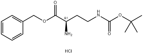 H-D-Dab(Boc)-OBzl.HCl Struktur