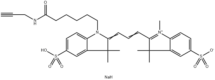 diSulfo-Cy3 alkyne Struktur