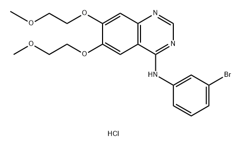 Erlotinib 3-Bromo Impurity Struktur