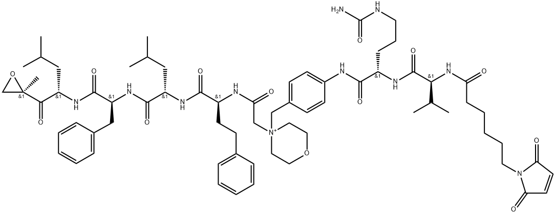 MC-Val-Cit-PAB-carfilzomib Struktur