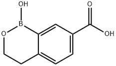 1H-2,1-Benzoxaborin-7-carboxylic acid, 3,4-dihydro-1-hydroxy- Struktur