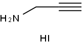 2-Propyn-1-amine, hydriodide Struktur