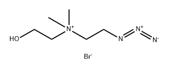 Ethanaminium, N-(2-azidoethyl)-2-hydroxy-N,N-dimethyl-, bromide (1:1) Struktur