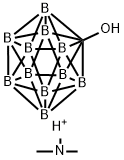 Trimethylammonium 1-hydroxy-1-carbadodecaborate Struktur