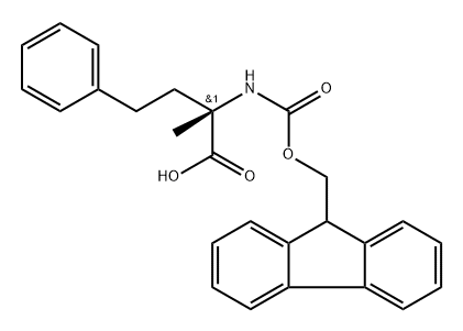 Fmoc-α-Me-homoPhe-OH Struktur